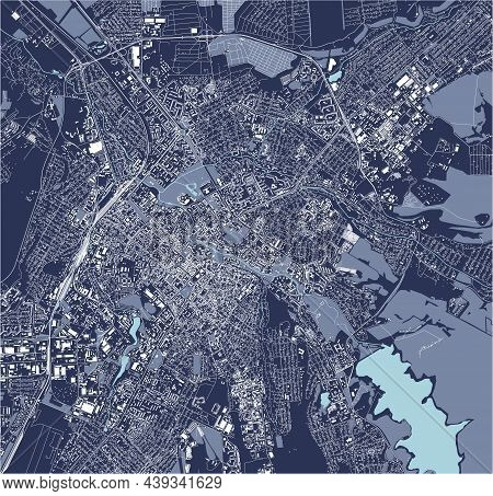 Map Of The City Of Simferopol, Crimea
