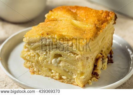 Homemade Jewish Noodle Kugel Breakfast