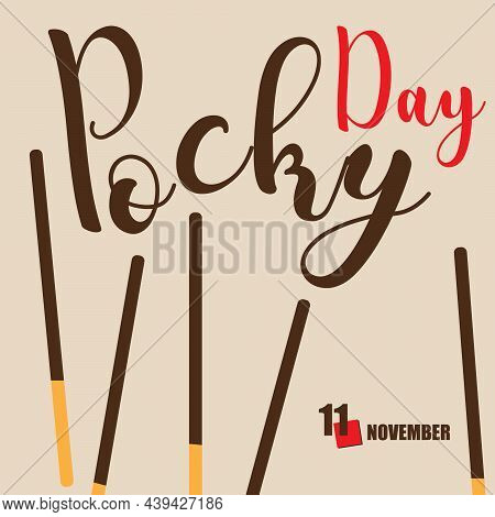 The Calendar Event Is Celebrated In November - Pocky Day