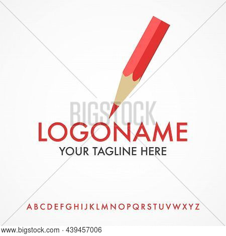 Simple Flat Graphic Vector Illustration Of A Pencil, Creative Idea Vector Design.