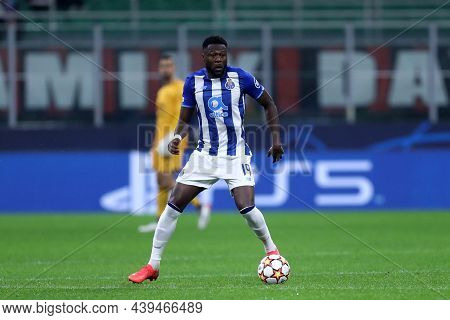Chancel Mbemba Of Fc Porto  During The  Uefa Champions League Group B Match Between Ac Milan And Fc 