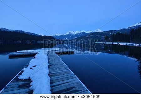 Lac Vert et coin montagne à Whistler