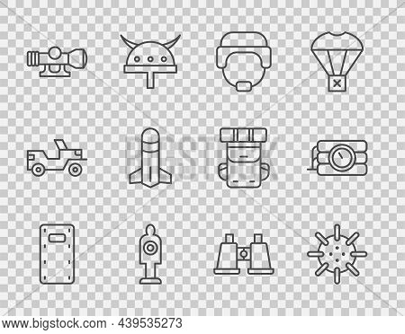 Set Line Military Assault Shield, Naval Mine, Helmet, Human Target Sport For Shooting, Sniper Optica