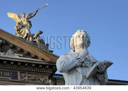 Estatua de Friedrich Schiller