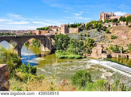 Bridge Over Tajo River In Toledo, Spain