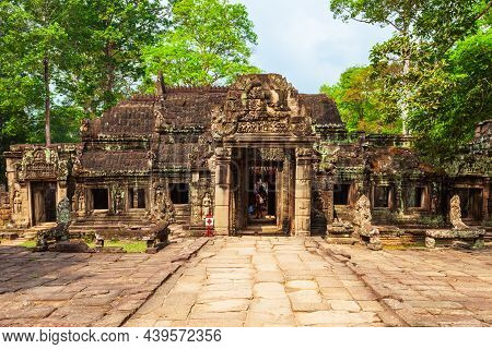 Ta Prohm Or Prasat Taprohm Is The Temple At Angkor In Siem Reap In Cambodia