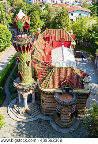 Comillas, Spain - September 26, 2017: El Capricho Is A Building, Designed By Antoni Gaudi, Located I