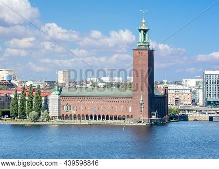 Stockholm City Hall In Summer In Sweden
