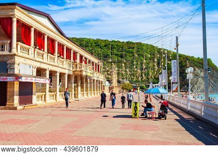 Arkhipo-osipovka, Russia - October 03, 2020: Albatros Is A Hotel And Entertainment Complex In Arkhip