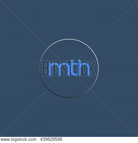 Mth Company Initial Letters Monogram. Mth Letters Logo.