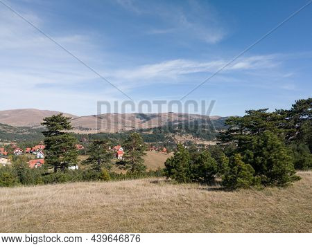 Mountain Landscape In The Village Of Dobroselica On The Mountain Zlatibor In Serbia