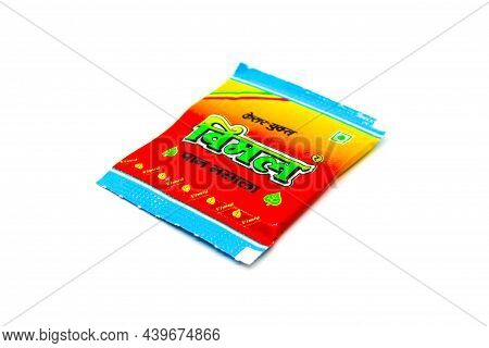 Noida , Utter Pardesh , India - October 18 2021 , Chewing Tobacco , A Picture Of Chewing Tobacco On