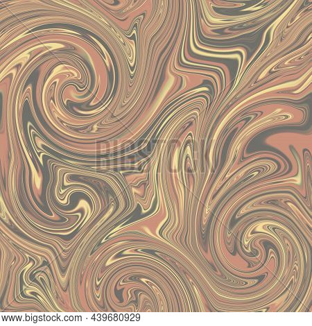 Seamless Twirly Swirly Abstract Liquid Marble Surface Pattern Design For Print