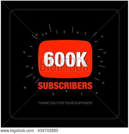 600k Subscribers Thank You Post. Thank You Fans For 600k Subscribers.