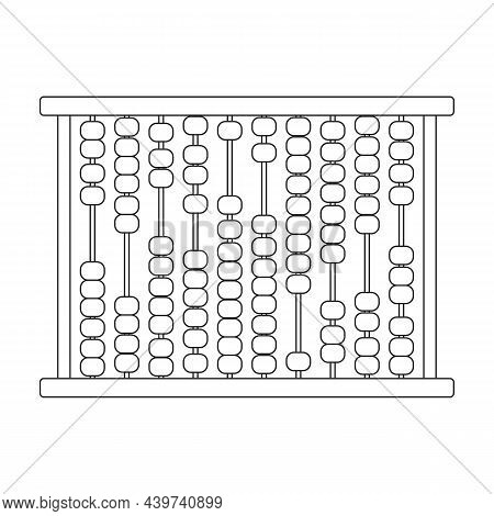 Abacus Vector Outline Vector &amp; Photo (Free Trial) | Bigstock
