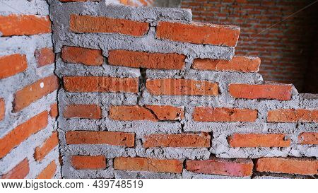 Unconventional Building Site The Masonry Was Neglected, Irresponsible, Not Progressing, Only Half Fi