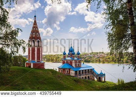 Old Church Of The Kazan Icon Of The Mother Of God On The Banks Of The Volga River. Tutaev, Yaroslavl