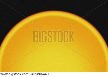 Yellow light background with sunset projector lamp