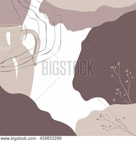 Abstract Trendy Universal Artistic Background Templates. Vector Stock Illustration. Invitation, Bann