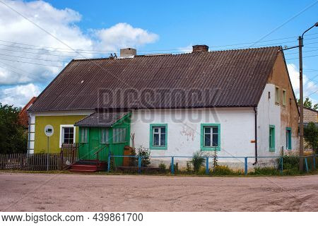 Old Historical German Buildings In The Village Of Krasnolesye (former Gross-rominten) In The Kalinin