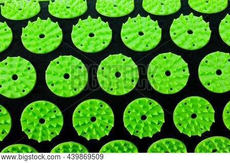 Acupressure Mat With Pillow Specially Made With Non-allergik, Callibrated Trigger Points That Will S