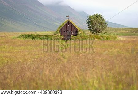 Grafarkirkja Is A Small Chapel In The North Of Iceland