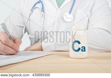 Calcium Ca Supplements For Bone Human Health. Doctor Recommends Taking Calcium Ca. Doctor Talks Abou