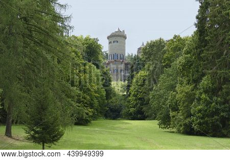 The Loewenburg At The Bergpark Wilhelmshoehe In Kassel, Germany