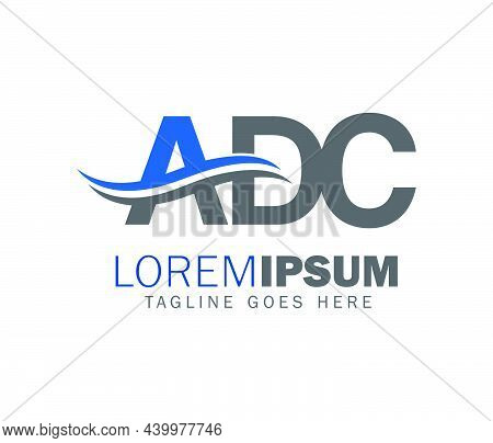 A Vector Illustration Of Adc Monogram Initial Letter Logo Sign