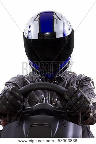 Leather Clad Racer