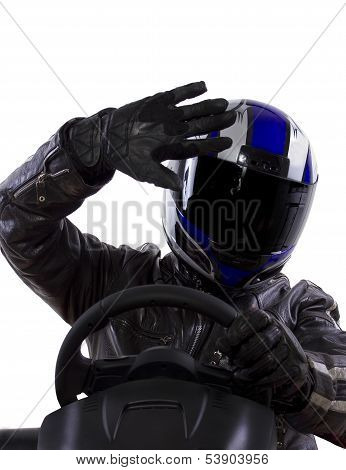 Leather Clad Racer