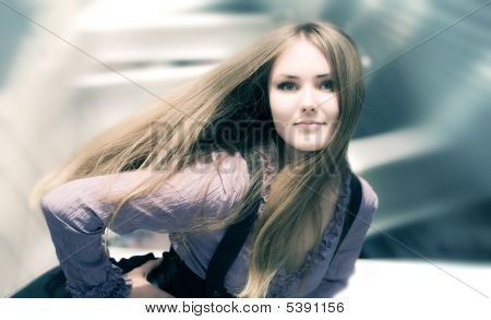 Portrait de jeune femme