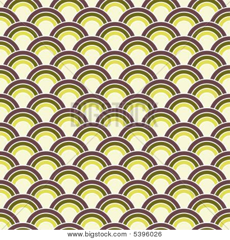 Seamless Retro Circles Background