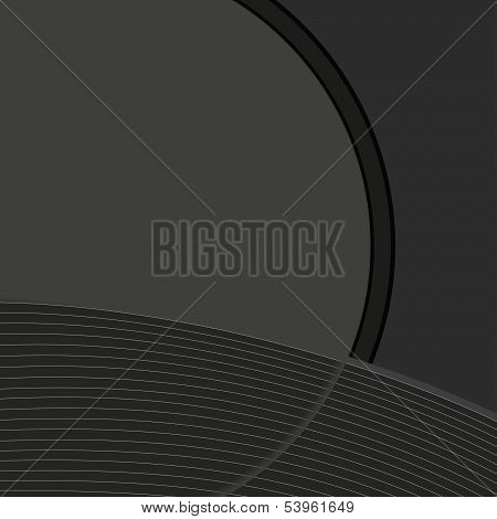 Card presentation of business poster