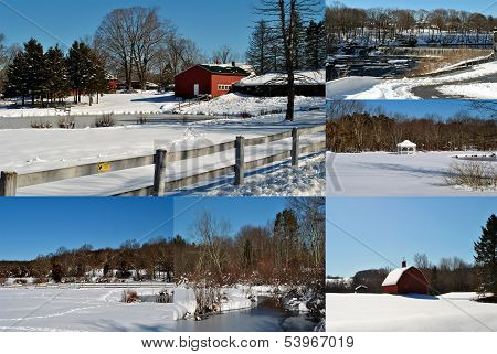 Collage of Country Snow