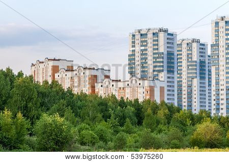 New apartment buildings