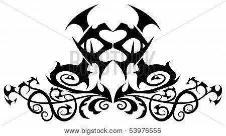 Spooky tribal monster