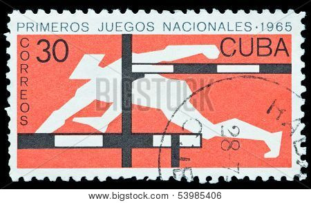Cuba Stamp Hurdle Race