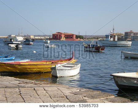 Fishermens' city in Sicily