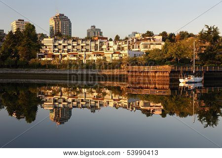 False Creek , Vancouver Reflection, Dawn