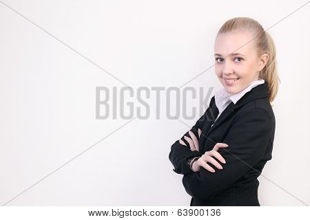 Successful young business woman