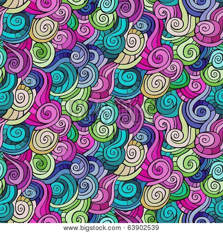 Vector seamless colored abstract pattern