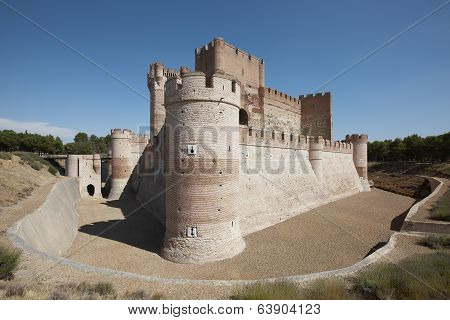 Antique Castle. Medieval. Medina Del Campo. Spain