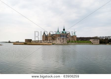Detail of Kalmar castle in the south eastern Sweden