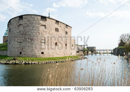 Detail of Kalmar castle in the south eastern Sweden