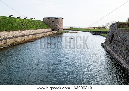 Detail of Kalmar castle in the south eastern Sweden