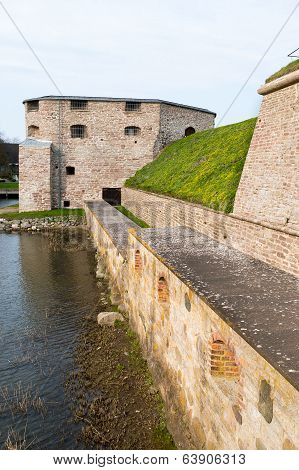 Detail of Kalmar castle in the south eastern Sweden
