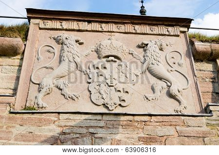 Detail of Kalmar castle in the south eastern Sweden