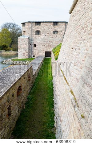 Detail of Kalmar castle in the south eastern Sweden