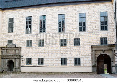Detail of Kalmar castle in the south eastern Sweden